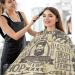 Buy Visesunny Vintage Hairdressing Cape | Anti-Static Barber Cape | Professional Salon Polyester | Water-Resistant & Adjustable | Multi-Functional - Buy Online on GoSupps.com