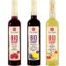 H llinger Bio Sirop Set 3 Bouteilles de 500ml Framboise Cassis-Citron et Gingembre Ratio de Dilution 1:9 Sans Alcool - Buy Online on GoSupps.com