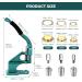 BEAMNOVA Grommet Machine Hand Press Tool Eyelet Kit W/ 3 Dies (#0#2#4) of 1/4  3/8  1/2 Inch (6  10  12mm)  1500 Golden Grommets Green Machine + Golden Supplies - Buy Online on GoSupps.com