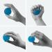 Therapy Gel Ball Hand Trainer | High-Quality Hand Muscle Trainer | Finger Stretch & Anti-Stress Ball (Dark Blue) | Ideal for Coaches & Therapy - Buy Online on GoSupps.com