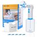 BOCOOLIFE Electric Ears Cleaner, Rechargeable Earwaxs Removal Kit, Ear Irrigation System, Earwaxs Removal Tool for Adults and Kids, Ear Cleaning Kit with 4 Pressure Modes, 5 Ear Tips & Ear Basin Blue Ear Cleaner