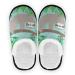 Mnsruu palm sloth jungle home slippers slipproof slippers home hotel spa bedroom travel for men (UK8-11) multicolored