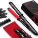 Hair Straightener 2 in 1 Straightens & Curls with Adjustable Temp Auto-Off Flat Iron 1 Inch Dual Voltage - Flat Iron