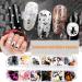 Halloween Nails Glitter Sequins 12 Colours Glitter for Nails Pumpkin Bat Black Halloween Nail Glitter Sequins Stickers Nail Decoration - Buy Online on GoSupps.com