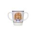 Rosa Lifestyle Two Handled Melamine Dog Mug Lightweight 126g 400ml/14oz Capacity Daily Living Mobility Aid for Elderly Dementia Tremors Arthritis & Weak Grip (Dog)
