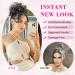 REECHO Messy Bun Hair Piece - Large Curly Wave Fake Bun Updo Hairpiece for Women, Light Blonde Wavy Color - Buy Online on GoSupps.com