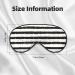Buy Ink and Gold Dot Stripes Sleep Mask - Adjustable Breathable Eye Mask for Comfortable Sleep | International Shipping Available - Buy Online on GoSupps.com