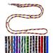 Dog linen small dogs up to 15 kg / double line 4-way adjustable 2.40m / 2.80m / 3.50m Fahrleine very light & robust (2.80m 4-fold adjustable navajo (8 colors)) 2.80m 4 times adjustableNavajo (8 colors)