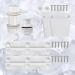 Cooler Replacement Parts Kit for Igloo Coolers  Cooler Plastic Hinges  Cooler Latches and Screws Combo  Threaded Cooler Drain Plug and Triple-Snap Cooler Drain Plug - Buy Online on GoSupps.com
