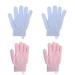 Exfoliating Gloves  4 PCS Bath Scrub Gloves Exfoliator Glove for Body  Shower  Bath  Scrub and Spa Massage Dead Skin Cell Remove from JsqFogey - Pink and Bule