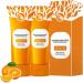 Orange Exfoliant Gel Pour Le Visage Gel Exfoliant Orange Gelee Eclaircissante Gommage Gommage Visage Aux Enzymes Purifiante Nettoyage En Profondeur R duire Les Points Noirs & Pores Dilat s (2PC 50g) 2PC 50 g (Lot de 1)