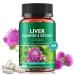 Liver Support Supplement Liver Health Liver Cleanse Liver Support Herbal Liver Support Supplement For Eliminates Waste and Cleansing Vegan Non-GMO 60 Capsules