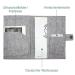 Personalized Motherpass Cover - Rainbow Natural Felt Made in Germany | Ideal Gift for Pregnant Moms with Pockets for Insurance Card & Ultrasound Images - Buy Online on GoSupps.com
