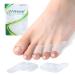 Welnove Gel Pinky Toe Separators - 8 Pack Pinky Toe Spacers Bunion Cushions Pads for Women&Men Silicone Little Toe Protectors for Preventing Rubbing & Relieve Pressure(Clear)