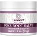Lemant Organic Poke Root and Castor Oil Salve (4 oz) - Herbal Poke Root Salve infused with Castor Oil Calendula Plantain Red Clover Boswellia Shea Butter and Lavender