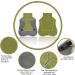 Wufanc XL Waterproof Dog Coat | Reflective Adjustable Jacket for All Seasons | Comfortable Indoor & Outdoor Protection - Buy Online on GoSupps.com