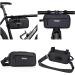 Wildken 100% Waterproof Bicycle Handlebar Bag | Multifunctional Front Pocket & Shoulder Bag with Rain Cover (Black) - Buy Online on GoSupps.com