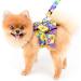 SMALLLEE_LUCKY_STORE Dog Floral Harness Dress with Leash Set Bow Puppy Princess Dress for Small Medium Dog Cat Girls Adjustable Pet Skirt with D-ring Female Dog Clothes Summer Apparel Purple XXL XXL purple - Buy Online on GoSupps.com