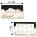 Ombre Powder Brow Aftercare Cards 50 Pack | Brow Artist Supplies for Clients | Snatched Brows - Black Pink Gold Design | 2x3.5 inch Business Card Size - Buy Online on GoSupps.com