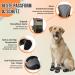 Eyin Dog Shoes - Breathable Non-Slip Paw Protection Reflective Velcro Fastener 4 Pieces for Small Medium & Large Dogs - Outdoor Sports - Size 8 (Width 7.3 cm) - Black - Buy Online on GoSupps.com