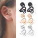 3Pairs Reetuzz Acupuncture Earring Acupressure Slimming Earrings Non Piercing Acupressure Earrings for Weight Loss (3 Pairs)