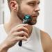 Buy Titanium 540 Beard Derma Roller for Hair Skin & Face - 0.25mm (Black Handle + Blue Roller) - Best for Grooming & Skin Care - Shop Internationally - Buy Online on GoSupps.com