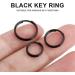 FEGVE Titanium Key Rings Split Rings - Non-Magnetic Small Keyrings for Necklaces, Keys, and Jewelry - 15pcs Mix 10/12/14mm (Black) - Buy Online on GoSupps.com
