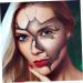 VINTORKY 4 Pairs Halloween Eyeliner Stickers Decor Eyeshadow Halloween Makeup Tools Eye Makeup Decals Black - Buy Online on GoSupps.com