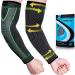 Beister compression elbow bandage for men & women (2 pieces) sports elbow support with three silicone anti -slip strips arm bandages green XXL