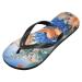 Mnsruu Nature Floral Blossom Purple Flip Flops Comfortable Sandals for Home Hotel Spa and Travel XXL for Men & Women - Buy Online on GoSupps.com