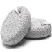 2PCS Natural Pumice Stone for Feet, HOOMBOOM Lava Pedicure Tools Hard Skin Callus Remover for Men/Women Feet and Hands - Natural Foot File Exfoliation to Remove Dead Skin A&white