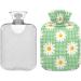 NAANLE 2L Hot Water Bottle with Plaid Flower Cover - Relief for Menstrual Cramps & Cold Therapy - Buy Online on GoSupps.com
