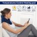 ALDIOUS Hands-Free Electric Heated Neck Wrap for Pain Relief with 10-90 min Timer & 86-158 F Setting - Fast-Heating Thermal Dry Heat Therapy for Neck Pain - 8 x 29in Navy Blue - Buy Online on GoSupps.com