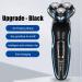 Men's Electric Shaver Upgraded Cordless Waterproof Rotary Rechargeable Shaver Wet & Dry Shaver Rechargeable 3D Rotary Shaver Save Time & Fast Shave(Black) - Buy Online on GoSupps.com