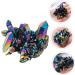 VILLCASE 6 Pcs Colorful Crystal Clusters Fish Decorations for Tank Druzy Geode Natural Stones Gem Display Colorfulx3pcs 3X3CMx3pcs - Buy Online on GoSupps.com