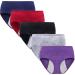Anntry Big Girl's Protective Cotton Menstrual Period Panties Teens Breathable Leakproof Briefs Women Postpartum Underwear(Must Wear with Pad or Tampon) Style1 S