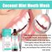 Oralhoe Coconut Mint Mouthwash - Fresh Breath & Oil Pulling with Tongue Scraper | International Shipping - Buy Online on GoSupps.com