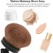 Blend and Blur Body Brush Large Body Makeup Brush 2.9" Dia. Wide-Headed Self Tanner Brush Oval Kabuki Brush Portable Blend and Blur Body Brush for Makeup Legs Arms Face Body - Buy Online on GoSupps.com