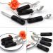 LMSHOWOWO Large Easy Grip Cutlery Set 4PCS - Black Disability Aids - Ideal Dining Aid for Disabled & Elderly - Buy Online on GoSupps.com