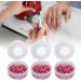 Nail Sanding Bands Smoothing Nail Art Sanding Bands with Storage Box for Manicure (Rose Red) - Buy Online on GoSupps.com