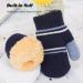 QKURT Toddler Knitted Mittens - 3 Pairs - Thick Fleece Lined Full Finger Gloves for Boys and Girls - Buy Online on GoSupps.com