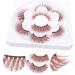 4 Pairs natural colored fake lashes curly European and American makeup false lashes false eyelashes wispy women false lashes 3d eyelashes slim Imitation Fake eyelashes fluffy - Buy Online on GoSupps.com