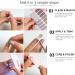 NAILOG Semi Cured Gel Nail Strips 34 pcs Salon-Quality Gel Nail Stickers Long Lasting Nail Wraps for Women with Soft Gel Finish Constellation - Buy Online on GoSupps.com