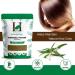 H&C 100% Natural Bhringraj Powder for Hair - 227g/0.5 LB/08 oz - Hair Growth Rejuvenator | Indian Ayurveda - Buy Online on GoSupps.com