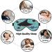FoRes Manta Ray Fish Print Eye Mask - Light Blocking Adjustable Sleep Mask for Deep Rest | Unisex - Buy Online on GoSupps.com