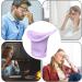 Eye Wash Cups | Eye Flush Kit Silicone Eye Wash Cup - Eye Cleaner Cup with Scale Eye Bath for Eye Washing Refresh and Clean Tired Eyes Lencyh Purple - Buy Online on GoSupps.com