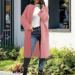 Yihaojia Women Open Front Knit Cardigan Sweater 2023 Fall Long Batwing Sleeve Chunky Knit Cardigan Sweater Outwear Hot Pink#11 3X-Large - Buy Online on GoSupps.com