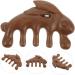 Hoement Wooden Massage Comb - Practical Body Acupuncture & Thai Massager Tool for Relaxation - Buy Online on GoSupps.com