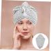 KONTONTY Coral Fleece Shower Cap Hair Turban Shower Hair Cap Dry Hair Cap Women Shower Cap Large Shower Caps for Women Reusable Shower Cap Hair Drying Towel Shower Caps Hair Towel - Buy Online on GoSupps.com