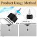 SGFKOP Oil Bottle For Hair 3 PCS Hair Oil Applicator Bottle 110ml Hair Dye Nozzle Bottle With Scale Ratio Measurement For Salon Hair Care Coloring Paint Art Glue - Buy Online on GoSupps.com